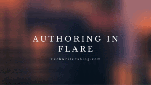 Authoring in Flare