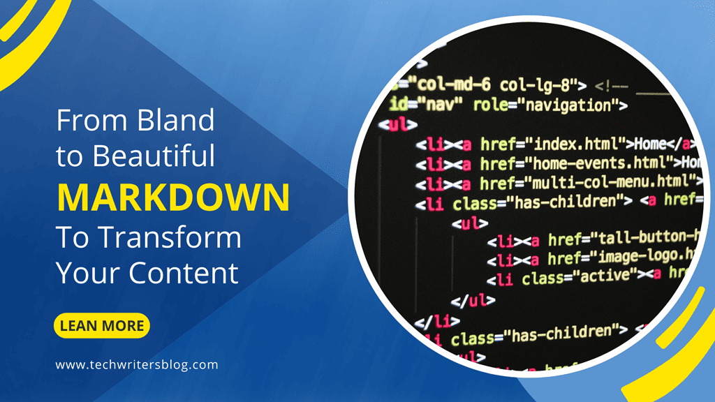 How Markdown Can Transform Your Technical Writing Game